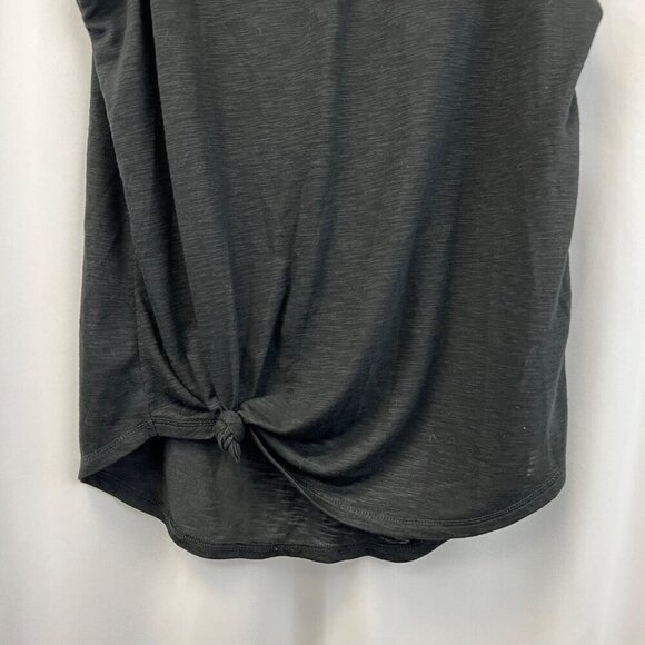 So Womens Sleeveless Slashed V-Neck Lightweight Top Black Small New - Picture 4 of 8
